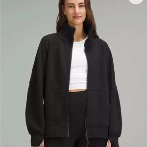 Lululemon Full Zip Jacket Black Cotton Blend Athletic Casual Women Size XL / XXL